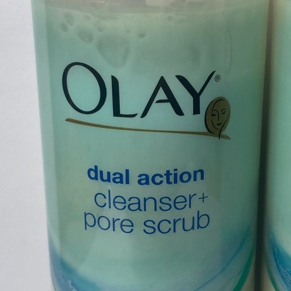 Olay Dual Action Cleanser Pore Scrub Daily Exfoliating 2 Bottles DISCONTINUED - Picture 4 of 13